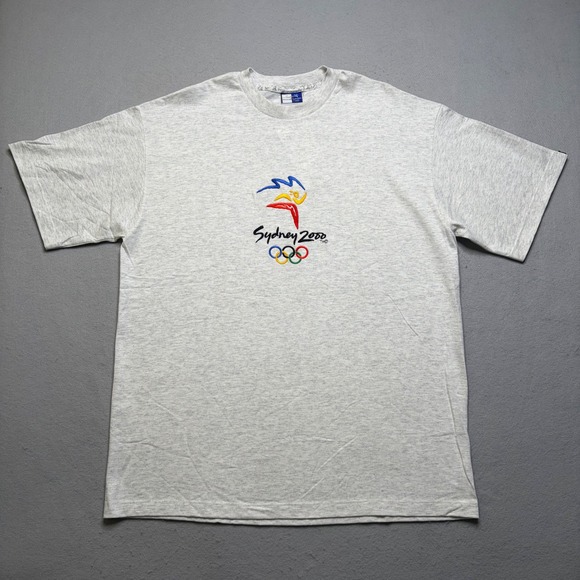 ACME Other - Acme T-Shirt Men XL Gray Sydney 2000 Olympics Embroidered Millennium Vintage NWT